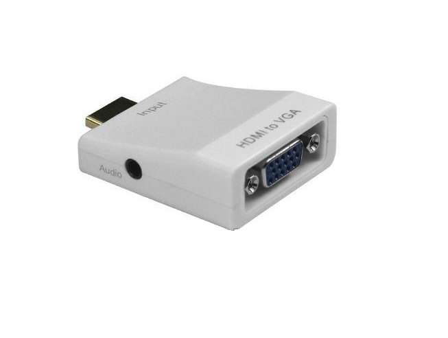 HDMI to VGA + Audio Converter / Adapter - Resolution 480P / 720P to 1080i and 1080p