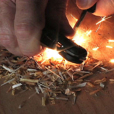 Survival Fire Steel  Rod Fire Starter