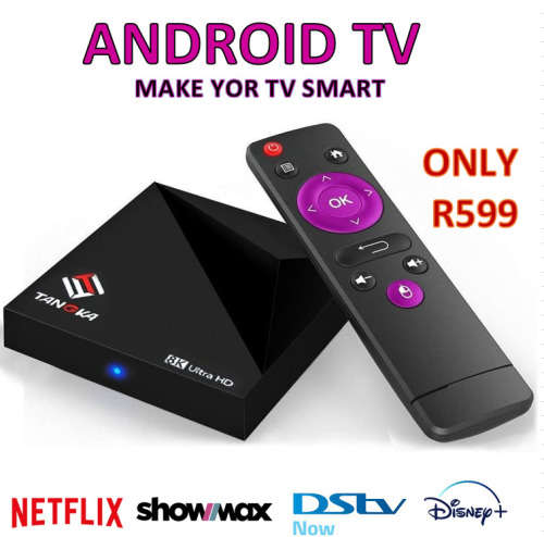 UHD 8K Android TV BOX with 4GB Ram and 64GB storage