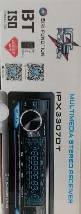 High Output Detachable Face ICE POWER CARBON FIBER Face Single Din Multimedia Head Unit 7 Color Face