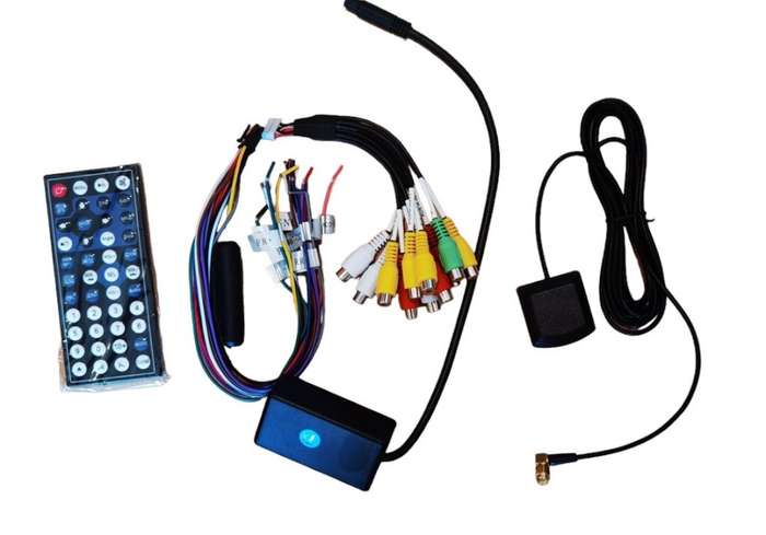 Sakyno Single Din 7` HD Touch Screen DVD, Navigation, Bluetooth, TV & Remote Detachable Face