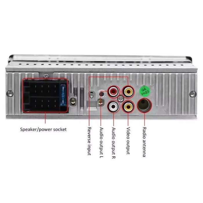 4.1 inch Yakoc Tft Single Din Mp5 Car Radio Bluetooth Usb Aux
