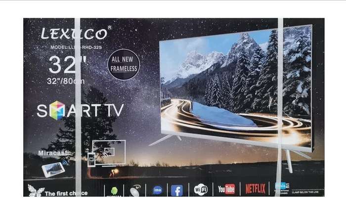 New Frameless 32inch Lexuco Smart HD Tv
