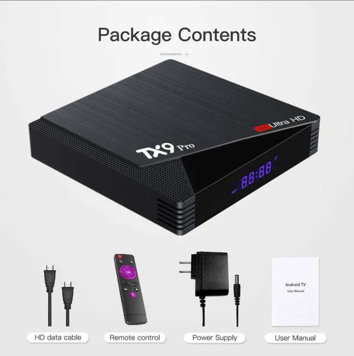 TX9 PRO set top box 4K HD 5G WIFI 8+128GB H313 Android 12.1 TV BOX