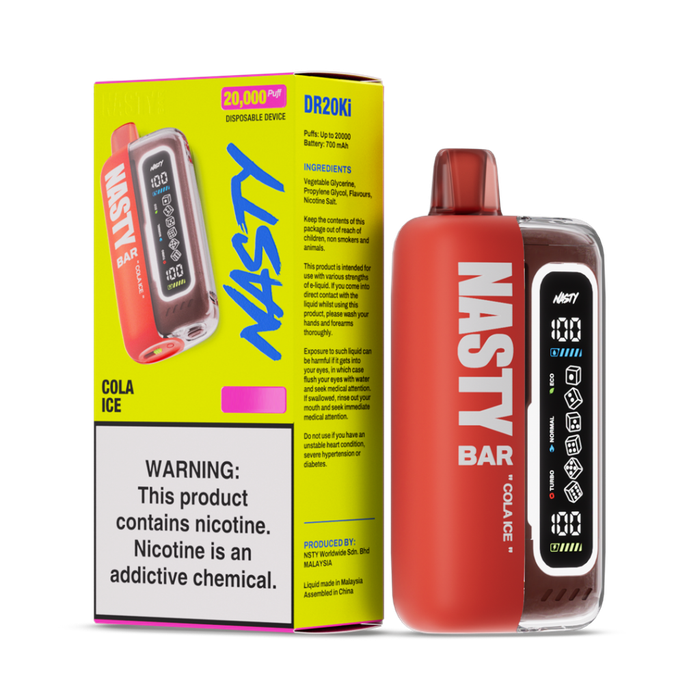 Nasty DR20Ki Cola Ice Box of 10