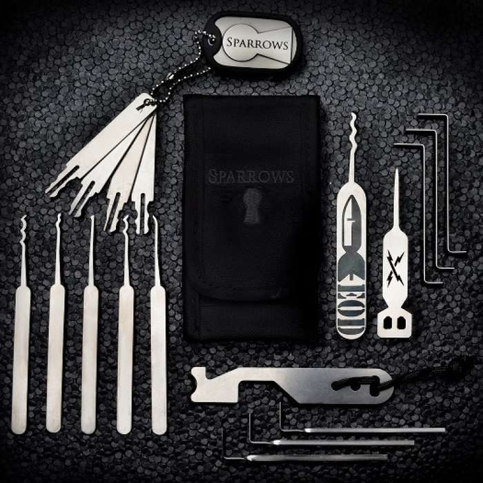Sparrows EOD Full Lock Pick Set