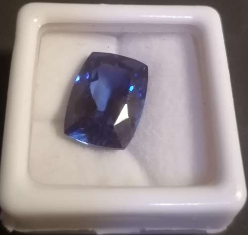 10.87 Ct - Certified Tanzanite  - 13.76x10.18 mm - Natural 100% GENUINE