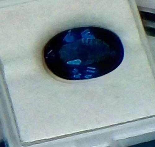 7.05CT  Natural Deep Blue Tanzanite Certified