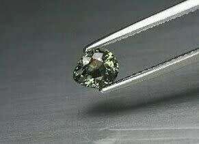 ***Certified***0.79ct STUNNING GENUINE Natural VS Unheated Green Sapphire Pear Shape