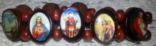 CATHOLIC WOODEN BRACELET
