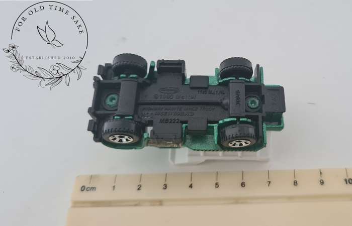 Mattel Matchbox 1990 Highway Maintenance Truck Green With White Hopper MB222