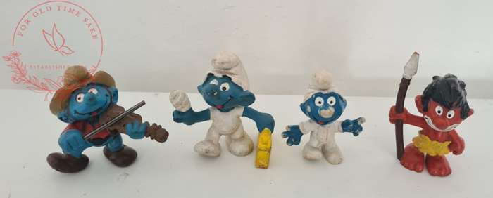 Vintage Smurf lot - see photos for conditions