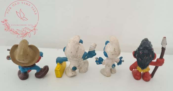 Vintage Smurf lot - see photos for conditions