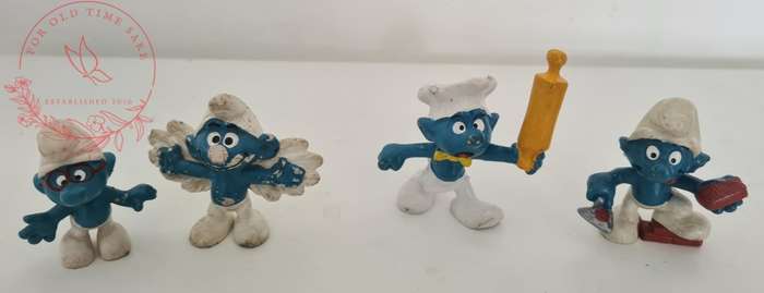 Vintage Smurf lot - see photos for conditions