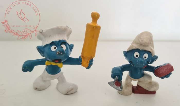 Vintage Smurf lot - see photos for conditions