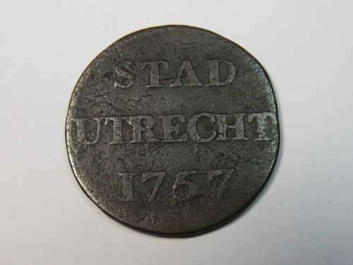 1757 Netherlands Stad Utrecht Duit