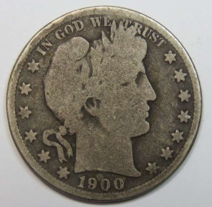 1900 Silver Half Dollar ( San Francisco ) Mint Mark S