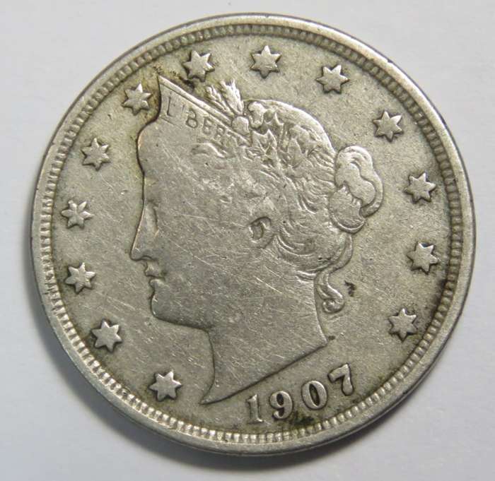 USA 1907 Five Cents - Liberty