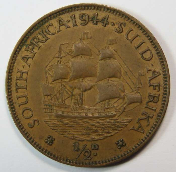 1944 half penny AU