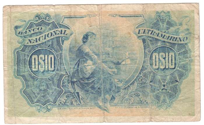 Mozambique 10 Centavos 1914 - Lourenco Marques