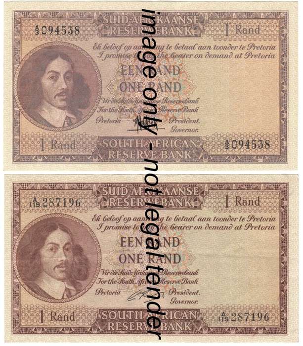 Full set of R1 notes - All in excellent condition - some with light folds