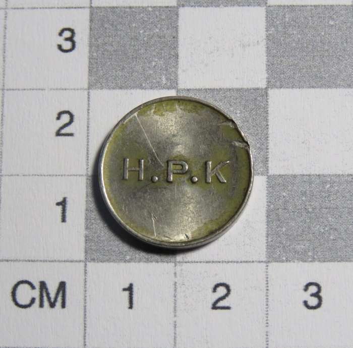 General Post Office 5 cent token - number D 29
