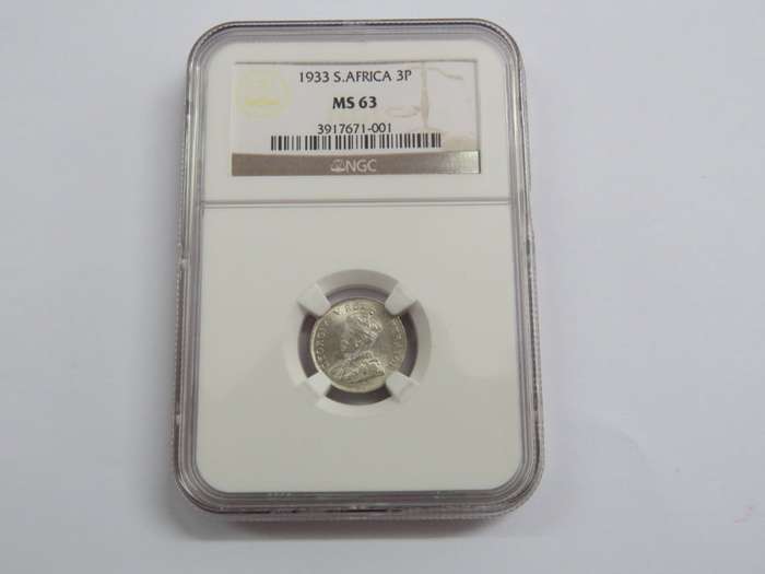 1933 SAU 3d tickey graded MS63 by NGC