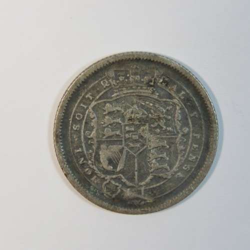1871 British shilling George 3 in fine plus condition