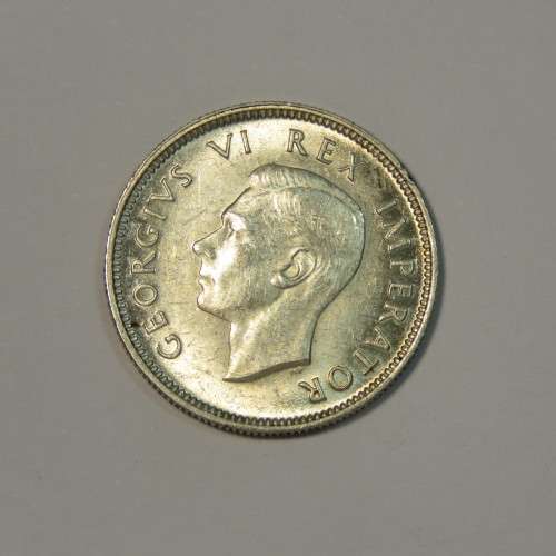 1943 South Africa shilling - UNC - Brilliant