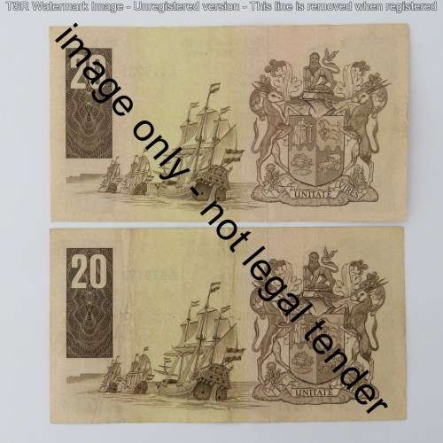 GPC de Kock 3rd issue R20 replacement notes - Z 32, Z 33, Z 34, Z 35