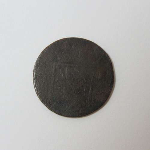 Netherlands East Indies Copper duit 1749 - Scarce date