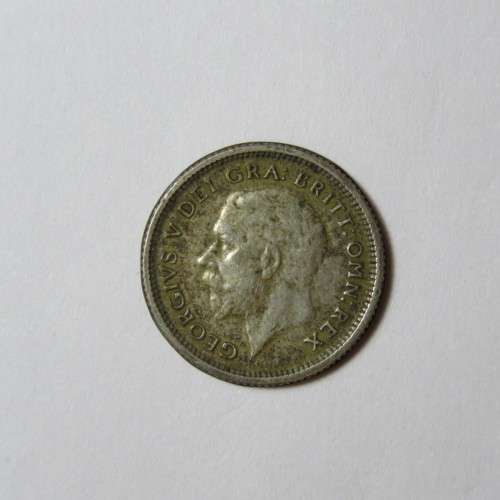 Great Britain Double headed coin made with George V sixpence and Victoria farthing