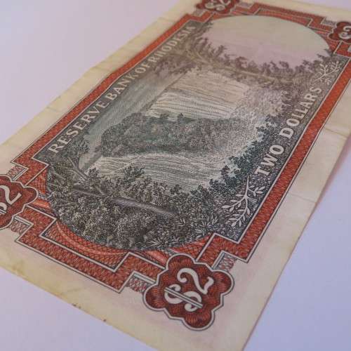 Reserve Bank of Rhodesia Two Dollars 24 May 1979 - EF