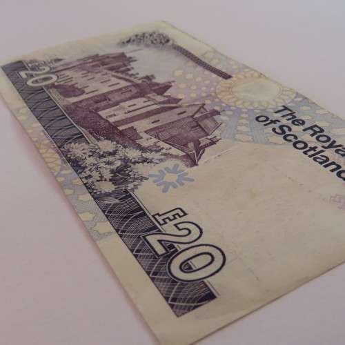 The Royal Bank of Scotland 28 January 1992 Twenty Pounds some creases but excellent