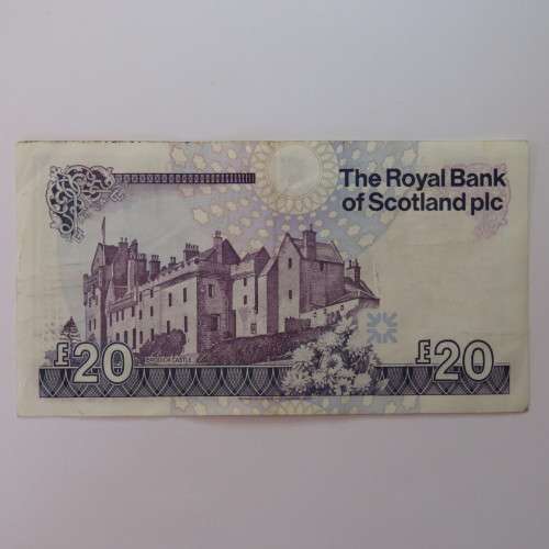 The Royal Bank of Scotland 28 January 1992 Twenty Pounds some creases but excellent