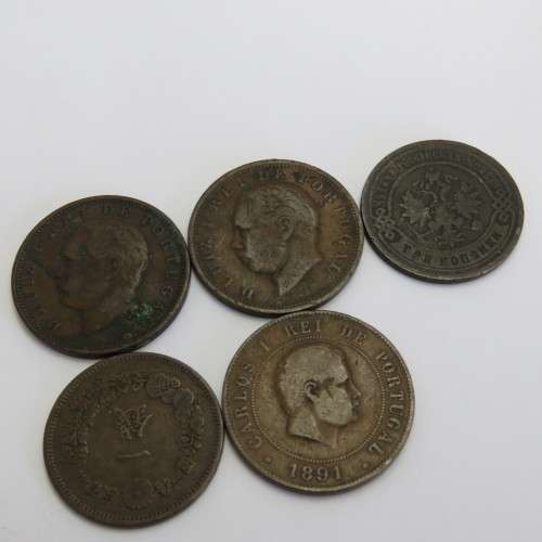 Lot of 5 coins all older than 100 years each