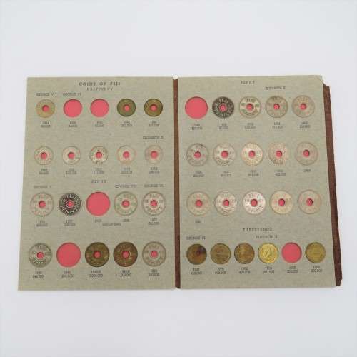 Collection of Fiji coins