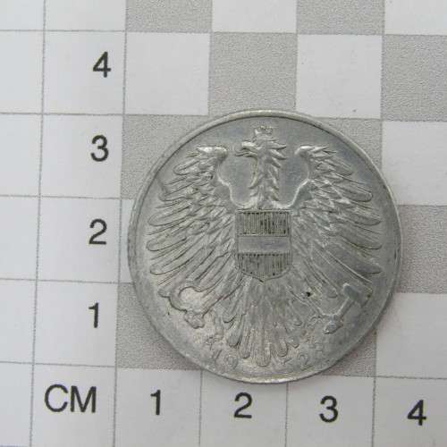 1952 Austria aluminum 5 Schilling - XF