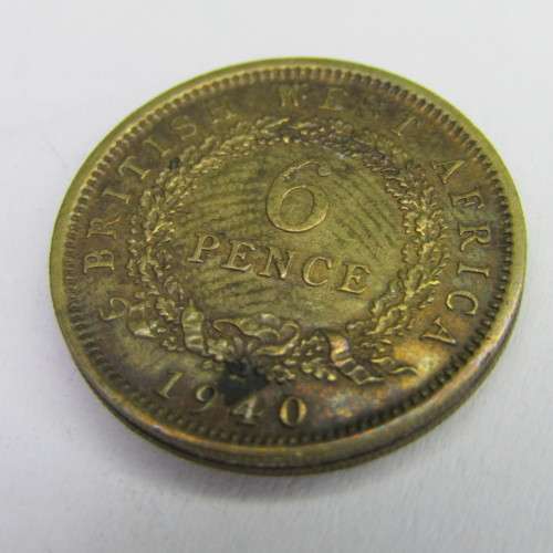 1940 British West Africa Sixpence - XF