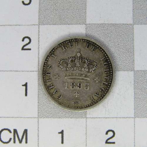 1893 Portugal 50 Reis - XF+