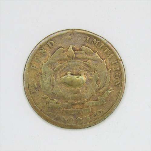 Kruger imitation Half Pound - ex mount