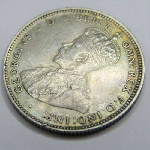 1913 British West Africa Shilling - H mintmark - XF