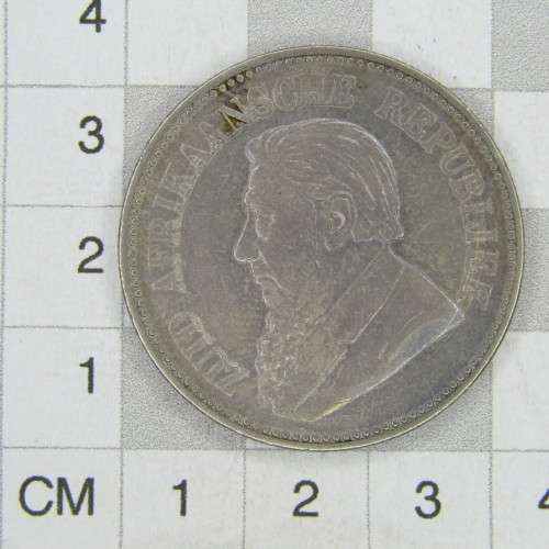 1897 ZAR Kruger half crown - XF
