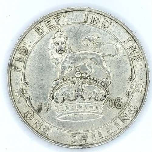 1925 British Shilling - Au with lustre