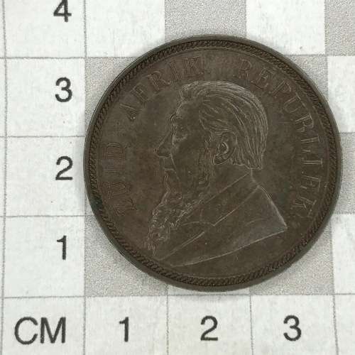 1898 ZAR Kruger Penny - AU+ with remaining Lustre