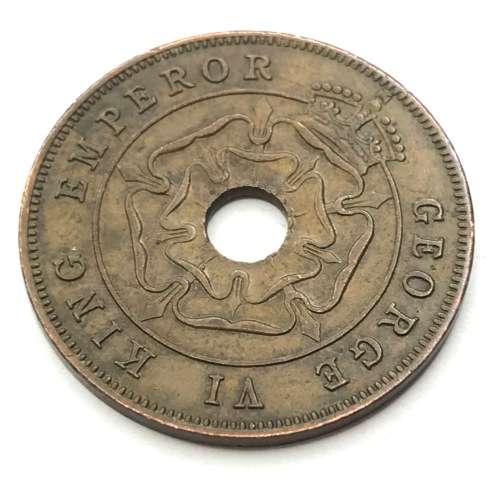 1942 Southern Rhodesia Penny - XF - SCRACE