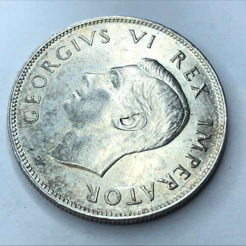 1944 SA Union Half Crown - UNC - Some bag marks