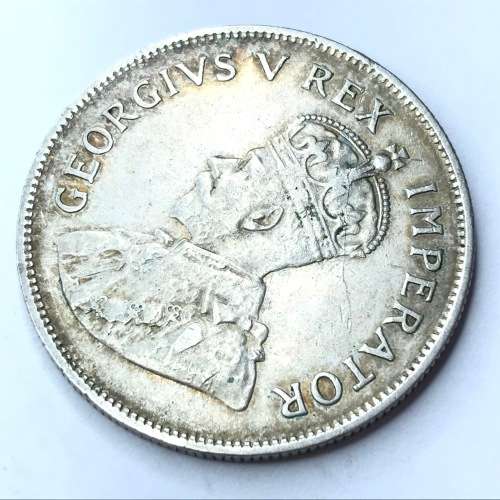 1928 SA Union Half Crown - aVF
