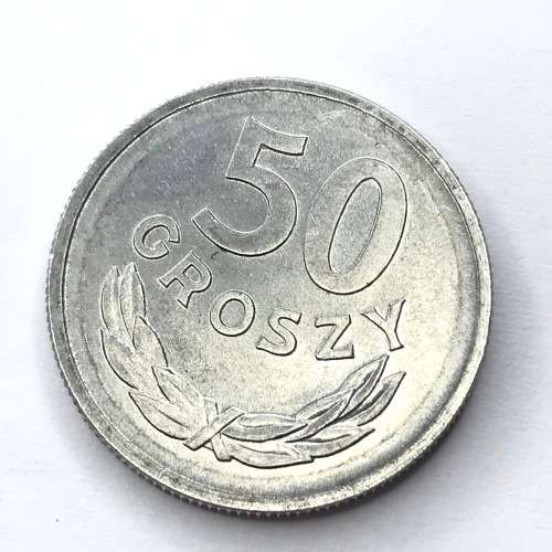 1968 Poland Fifty Groszy - UNC