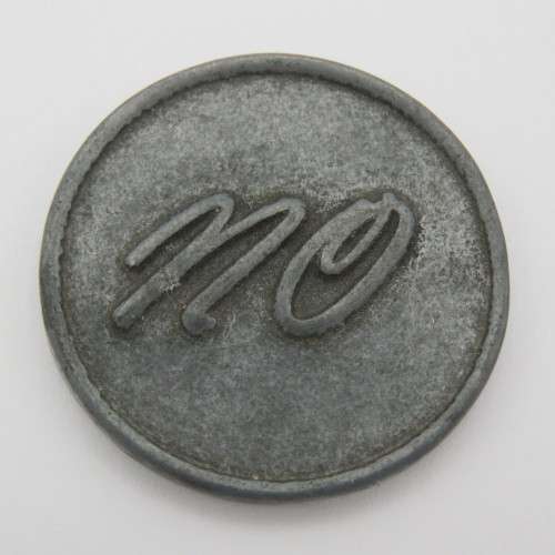 Vintage YES/NO flip coin / token